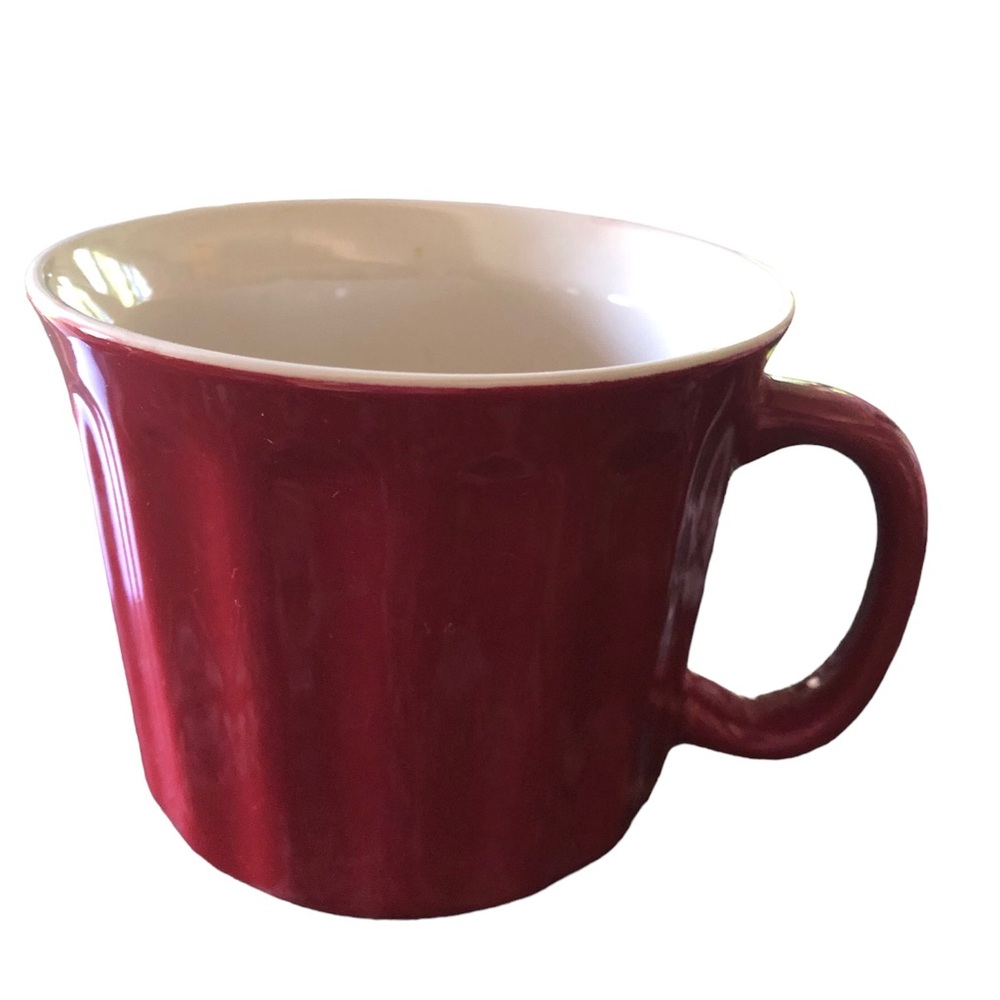 Good Cook red & cream oversized mug 18 Fl oz
